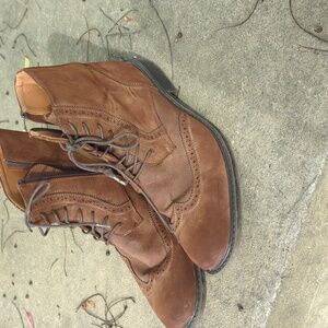 Men's Brown Leather Boots Buzzer Boot